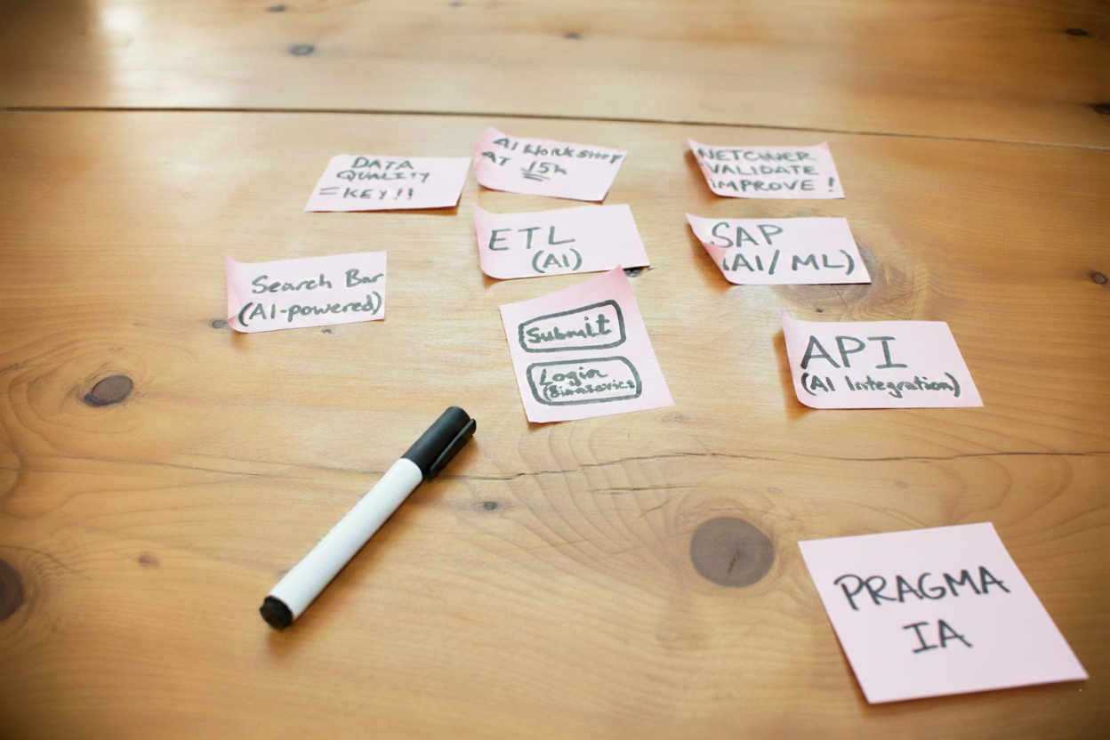 Illustration projet IA pour PME